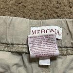 Merona Women’s Small Khaki Shorts With Drawstring & Pockets Photo 4