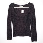 ASTR  wide neck shimmer sweater size XL Photo 2