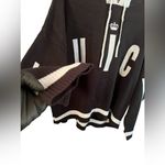 Juicy Couture  Black Silver Logo Hoodie XL Women Long Sleeve Pullover Streetwear Photo 6