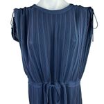 Club Monaco  Navy Blue Viga Pleated Tie Waist Sleeveless Romper Shorts Size 4 Photo 5