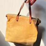 Madewell Small Transfer Tote Tan leather Hand bag with a boho touch š„ Photo 0