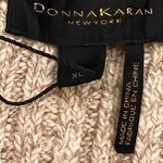 Donna Karan Heathered Crop Cardigan Camel Ivory Photo 6