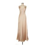 Show Me Your Mumu Anderson Maxi Dress in Champagne Luxe Satin XL Photo 5