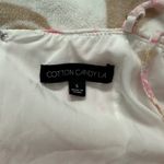 Cotton Candy LA Floral Pink‎ Mini Dress Ruched Size Small Pink Photo 9