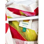 Farm Rio Spring Forest Long Sleeve Linen Blend Tie Waist Mini Dress Size Small Photo 2