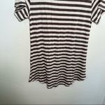 LuLaRoe  Classic T T-Shirt Brown Cream Stripes Photo 9