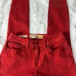 Red Skinny Jeans Size 2 Photo 4