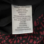 Haver London Shirt Womens XS Red Cheetah Print Blouse Office Casual Versatile Photo 8