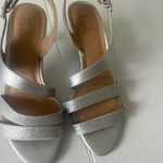 Naturalizer  Women's Taimi Dress Sandal, Silver Glitter, Sz 9.5W = Photo 2