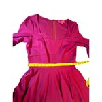 LaVia 18 Cranberry Knit Fit and Flare Dress Photo 5