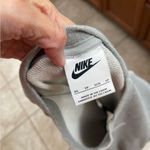 Nike Womens Sweatshirt Sz XS Gray Black Pullover Crew Neck Workout Activewear‎ Photo 7