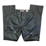 Sweet Chilling Faux Leather Pants Black Zipper Legs Size 26 Photo 2