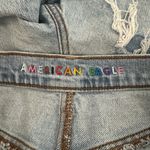 American Eagle Women’s  Mom highest rise 90’s boyfriend jean shorts frayed Size 6 Photo 2