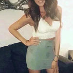 Blue Blush Distressed mini skirt Photo 0