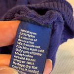 Apt. 9  Lightweight Knit Blue Sweater Women’s Size Small Ruched Sides Nautical Photo 5