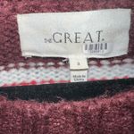 The Great . Mohair/Wool Striped Sweater in Winterberry Size Medium Photo 1