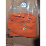 SLB Women's Medium Orange Blouse, 100% Silk, Office Shirt, Professional Blouse Orange Photo 5