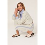 STAUD  Cambrie Colorblock Side Stripe Gray Purple Sweatpant Joggers M Photo 2