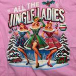 All the jingle‎ ladies Christmas shirt Pink Size L Photo 3