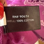 Boston Proper NEW  Metallic Lace Detail Off The Shoulder Shift Dress Purple Large Photo 4