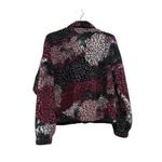 Peloton  Caviar Camo Snap Sherpa Jacket in Spotted Purple Black Women’s Size L Photo 2