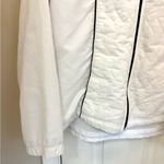 Three Hearts Windbreaker Jacket in White with Black Trim Size XL Photo 2