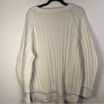 Free People Venus tunic Cream Cowl Neck Sweater size M oversized cozy Photo 8