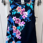 Lands' End Lands'‎ End Women's Floral Tankini Swim Top Size 8 Multicolor Photo 0