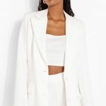 Boohoo White Blazer  Photo 0