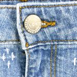 Loft Blue Diamond Print Cut Off Denim Shorts Photo 5