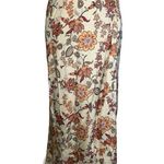 Charter Club Women’s Silk Floral Earth Tones Cream Maxi 16 Photo 0