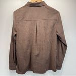 Chadwick's Vintage Brown Microsuede Button Front Tunic Length Top Chadwick’s Real Comfort Photo 2