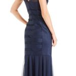 JS Collections Mermaid A-Line Blue Gown Photo 1