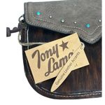 Tony Lama NWT! Western Brindle Brown Cowhide Hair Wristlet Purse Photo 6