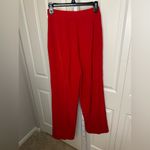 Commense Red High Waist Wide Leg Trousers Pants XS Extra Small New Photo 2
