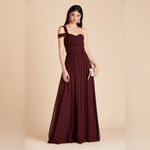 Birdy Grey  Grace Convertible Chiffon Dress In Cabernet Photo 7