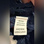 Anthropologie Navy Crochet Eyelet Sweater - NWT! Photo 6