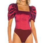 Majorelle  Cruz Bodysuit in Maroon Photo 1