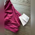 NWT Auden Burgundy Gold‎ Glitter V Neck Bralette XL 38DD Photo 2