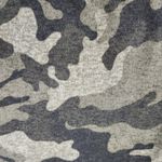 Moda  Green Camouflage Balloon Sleeve Top Size Medium Photo 1