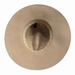 Phenix Womens Wool Rancher Fedora Tan Wide Brim Leather Band Western Boho Hat OS Brown Photo 5