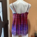 7 For All Mankind  purple ombré spaghetti strap top Photo 4