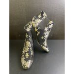 Anne Klein  Gorgia Black Floral Textile/Shoes Ankle Boots Size 10M SKU 2967 Photo 2