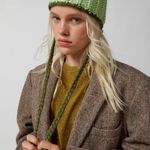 Urban Outfitters Luna Chunky Charm Beanie NWT - Green Photo 0