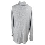 Time & Tru Waffle Knit Tunic Top Cowl Neck Grey Size XL Extra Large Lounge Shirt Photo 2