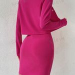 SheIn Privé Solid Cami Bodycon Dress & Button Front Jacket size Xs Photo 1