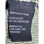 Y2K Michael Simon Black Floral Beaded Embroidered Cotton Cardigan Plus Size 1X Photo 9