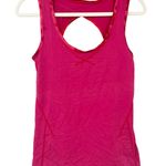 Lole  Womens Back Cut Out Athleisure Active Stretch Yoga Tank Top Size S Hot Pink Photo 0