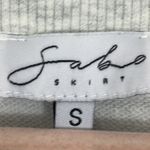 Sabo Skirt  Heather Grey Boxy Sweatshirt Photo 4