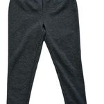 Talbots Ponte Knit Pull On Zip Hem Pants | Grey Houndstooth | Large Photo 2